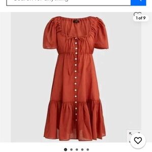 Jcrew cotton viole tiered dress